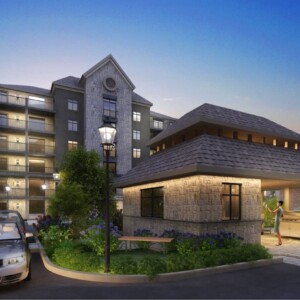 Reflections at Laurelwood Drive residential apartment building development