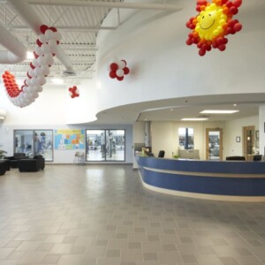 New lobby of the Tottenham Community Centre