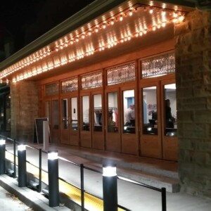 Fergus Grand Theatre Facade at night