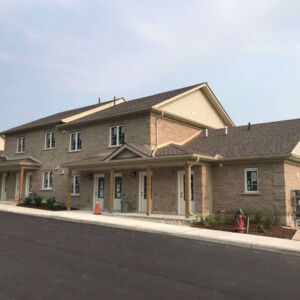 Front view of the Cityview Drive Residences in Guelph, ON
